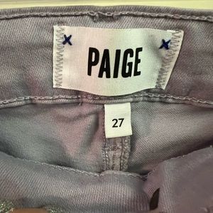 Paige size 27 lilac jeans